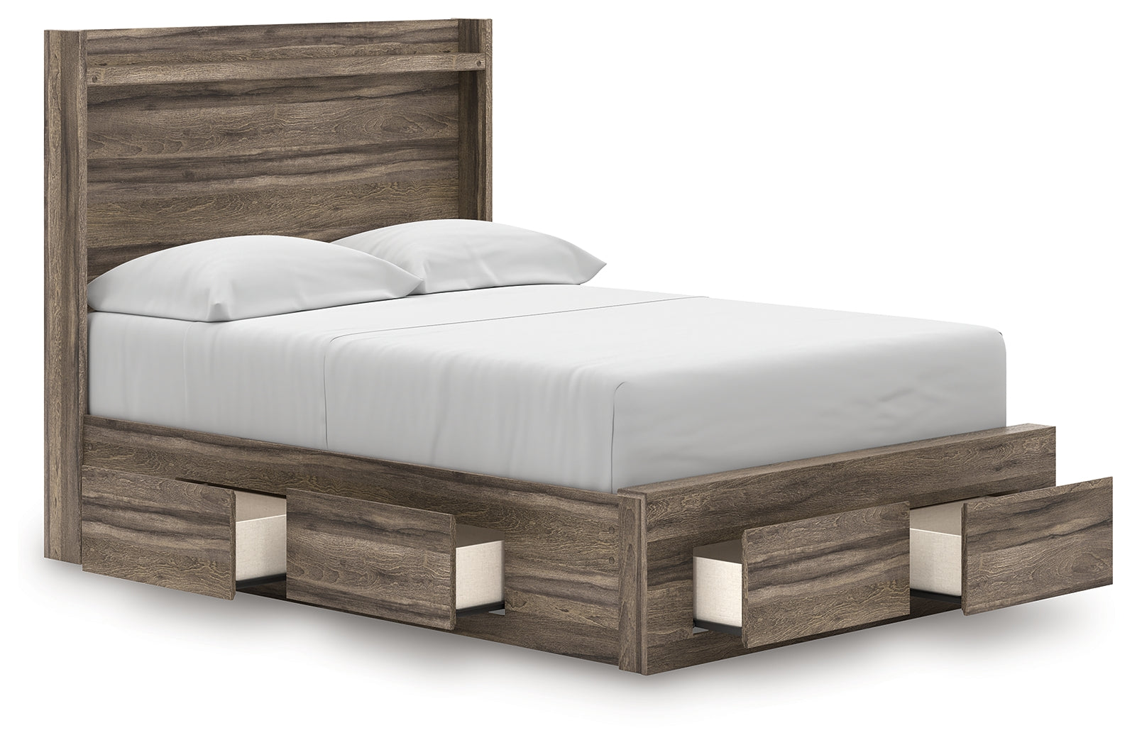 Elbrim Full Panel Storage Bed, Dresser and Mirror - PCB2005B18