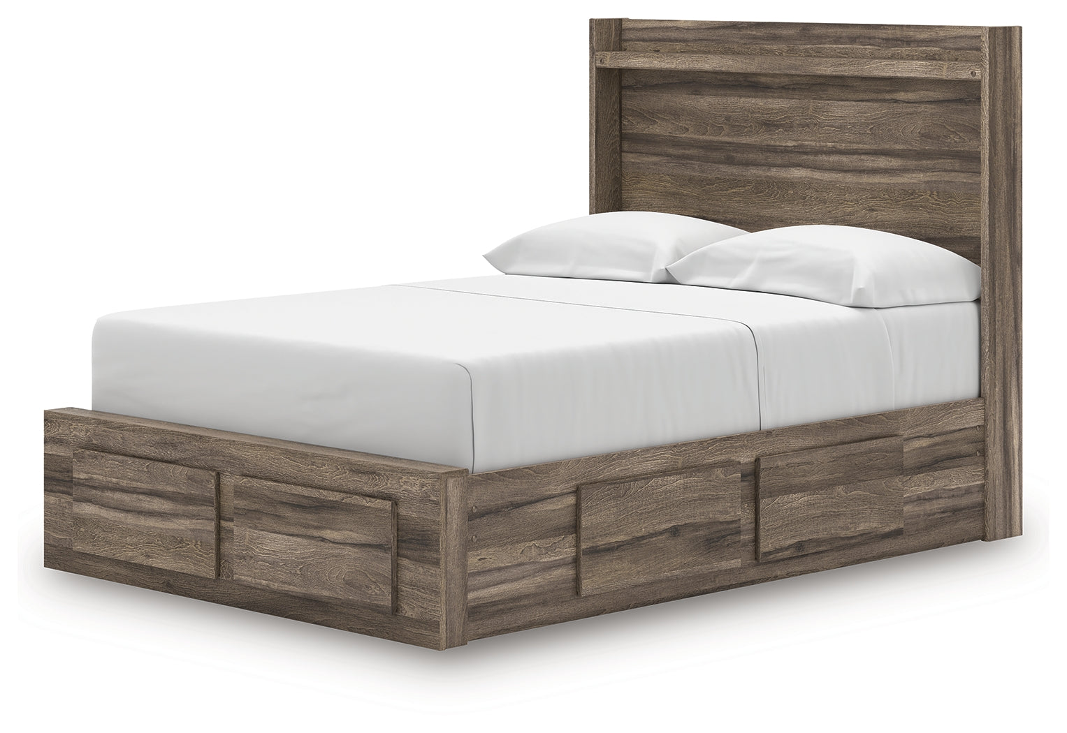 Elbrim Full Panel Storage Bed, Dresser and Mirror - PCB2005B18