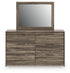 Elbrim Full Panel Storage Bed, Dresser and Mirror - PCB2005B21