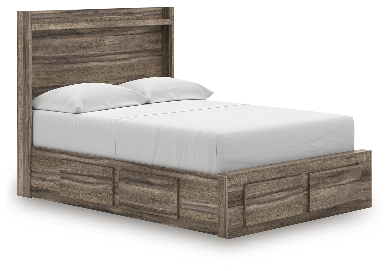 Elbrim Full Panel Storage Bed, Dresser and Mirror - PCB2005B21