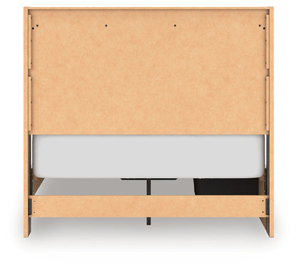 Elbrim Full Panel Storage Bed, Dresser and Mirror - PCB2005B21