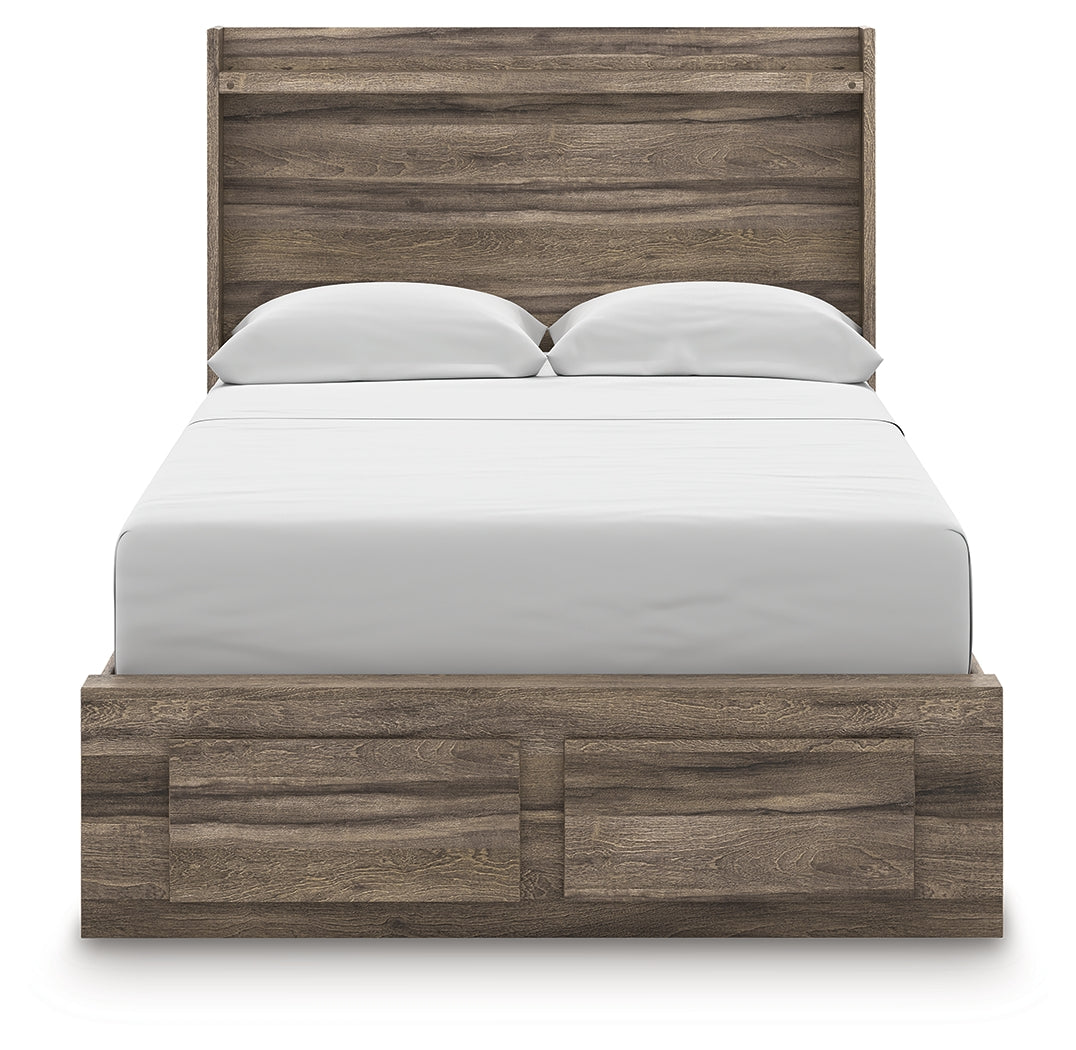 Elbrim Full Panel Storage Bed, Dresser and Mirror - PCB2005B21
