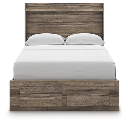 Elbrim Full Panel Storage Bed, Dresser and Mirror - PCB2005B21