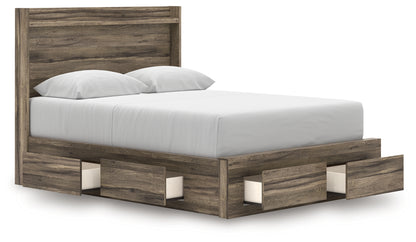 Elbrim Queen Panel Storage Bed, Dresser and Mirror - PCB2005B19