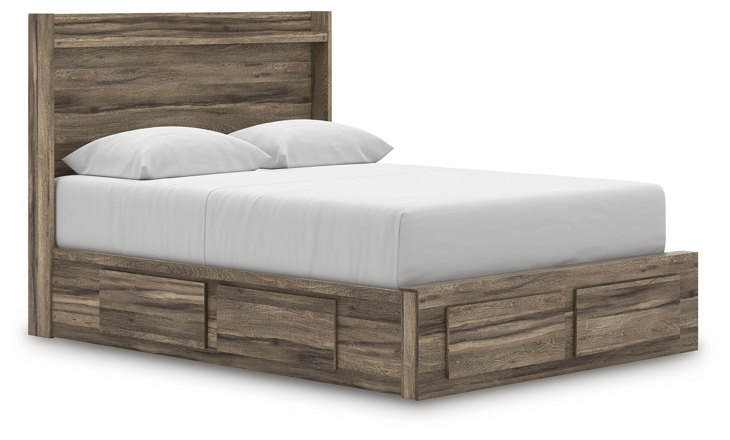 Elbrim Queen Panel Storage Bed, Dresser and Mirror - PCB2005B19