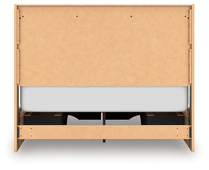 Elbrim Queen Panel Storage Bed, Dresser and Mirror - PCB2005B19
