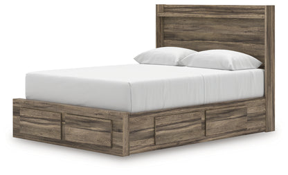 Elbrim Queen Panel Storage Bed, Dresser and Mirror - PCB2005B19