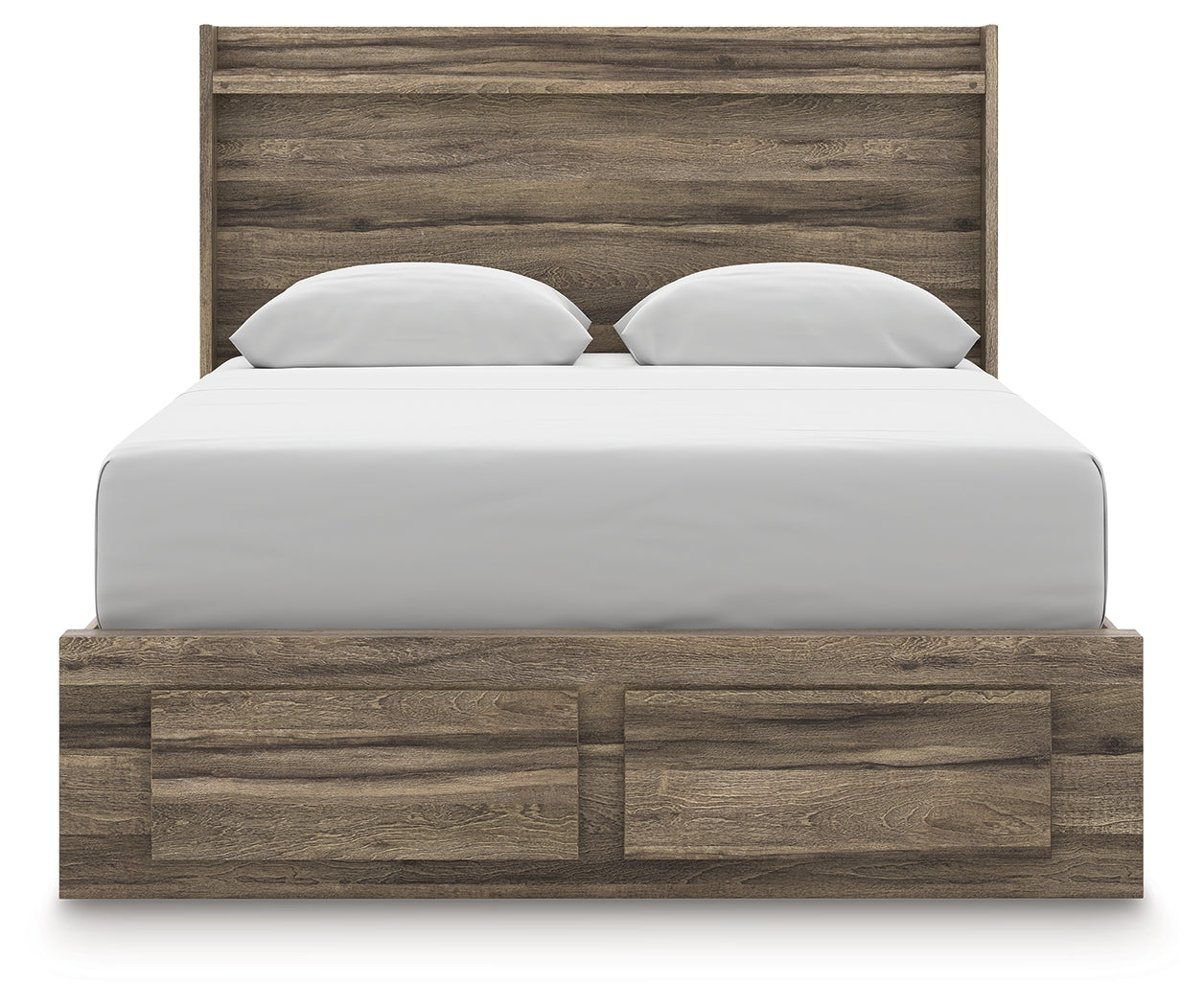 Elbrim Queen Panel Storage Bed, Dresser and Mirror - PCB2005B19