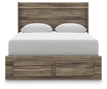 Elbrim Queen Panel Storage Bed, Dresser and Mirror - PCB2005B19