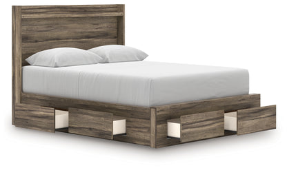 Elbrim Queen Panel Storage Bed, Dresser and Mirror - PCB2005B20