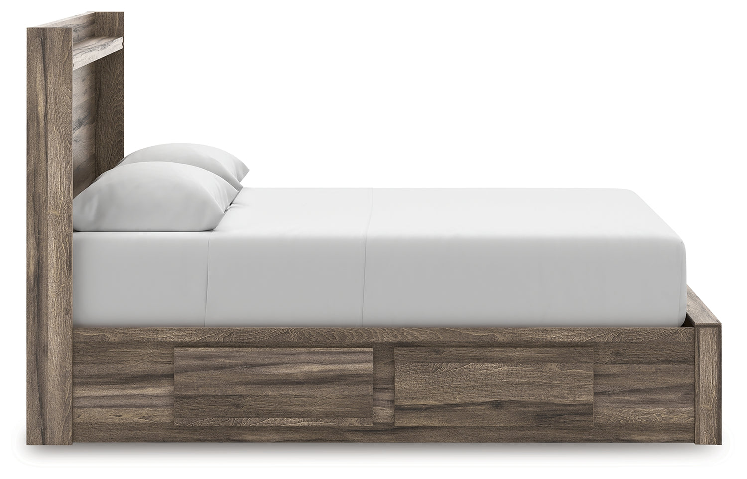 Elbrim Queen Panel Storage Bed, Dresser and Mirror - PCB2005B20