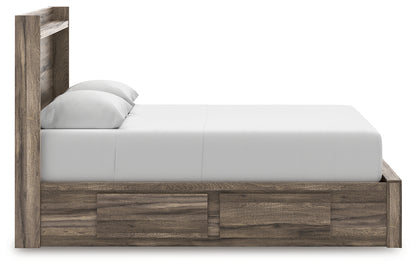 Elbrim Queen Panel Storage Bed, Dresser and Mirror - PCB2005B20