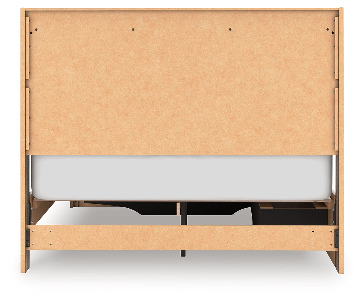 Elbrim Queen Panel Storage Bed, Dresser and Mirror - PCB2005B20