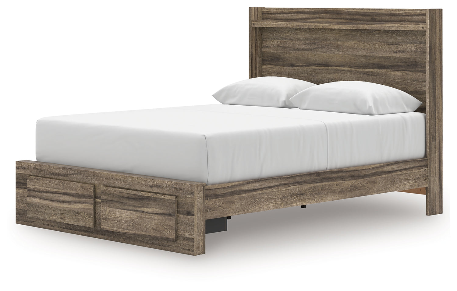 Elbrim Queen Panel Storage Bed, Dresser and Mirror - PCB2005B20