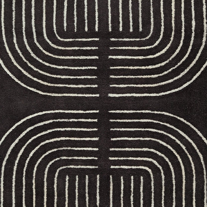 Eldonmore Black/Ivory Medium Rug - R407572