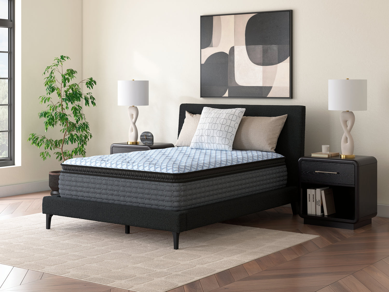 Elite Springs 2.0 PT Blue Queen Mattress - M33231
