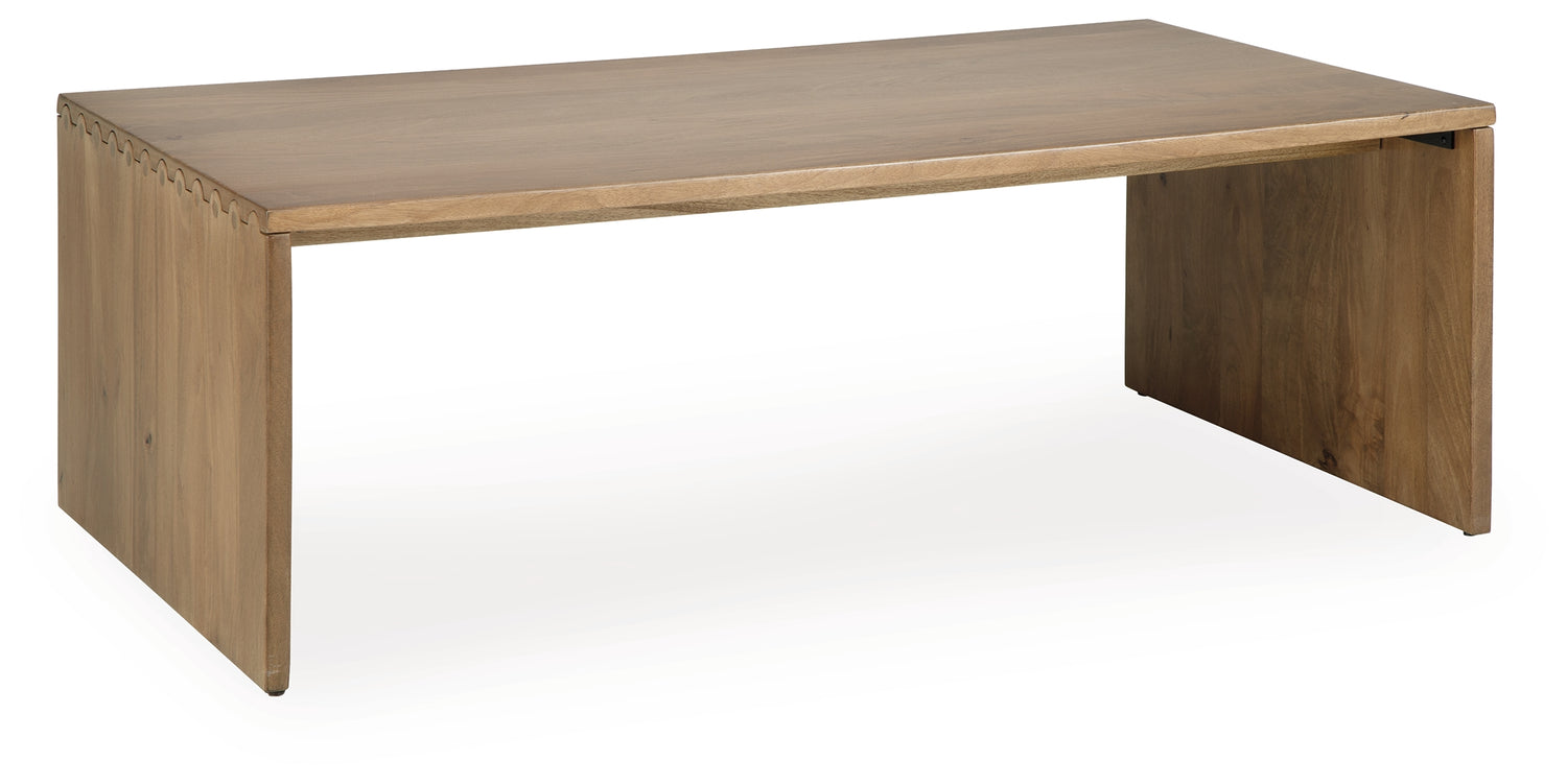 Ella Grove Rich Brown Coffee Table - T639-1
