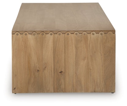 Ella Grove Rich Brown Coffee Table - T639-1