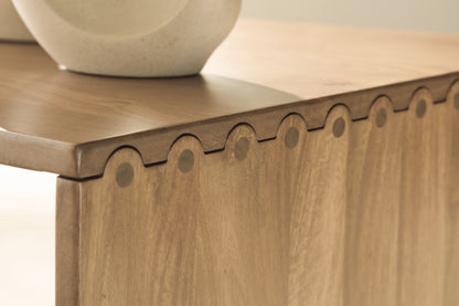 Ella Grove Rich Brown Coffee Table - T639-1