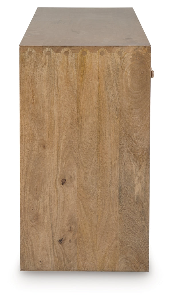 Ella Grove Rich Brown Console - T639-4