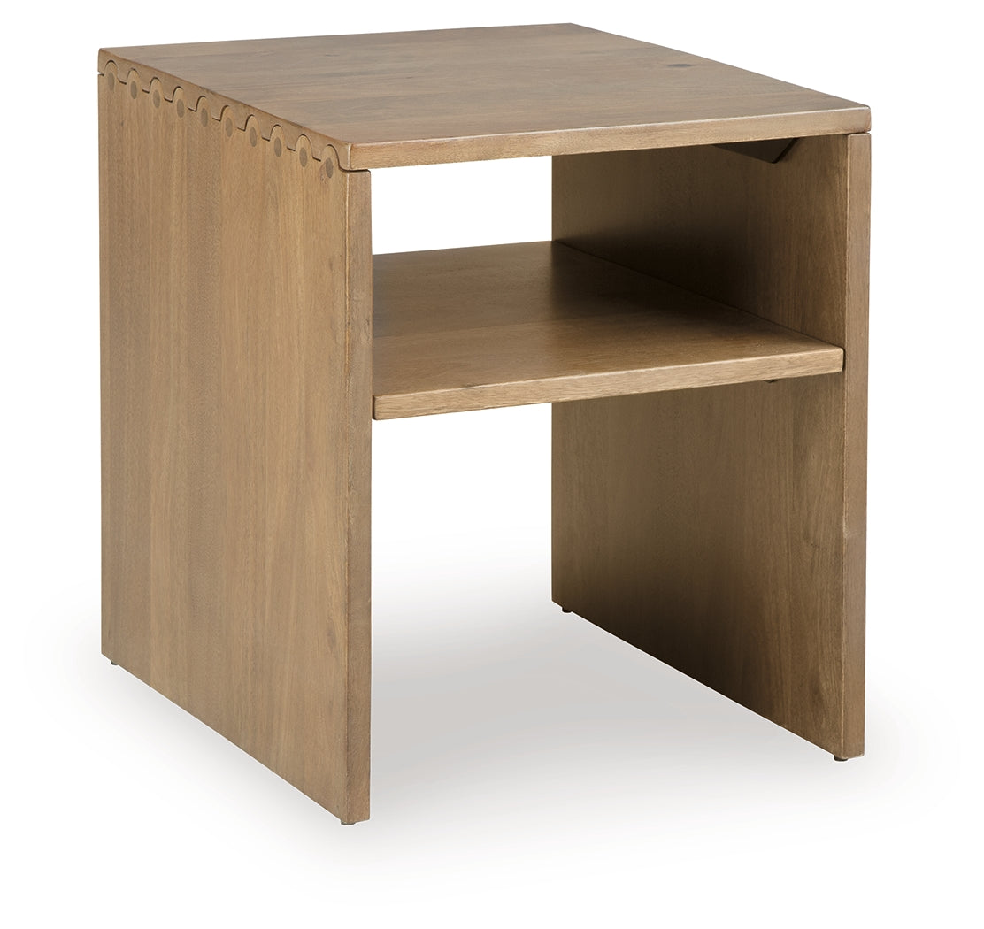 Ella Grove Rich Brown End Table - T639-3