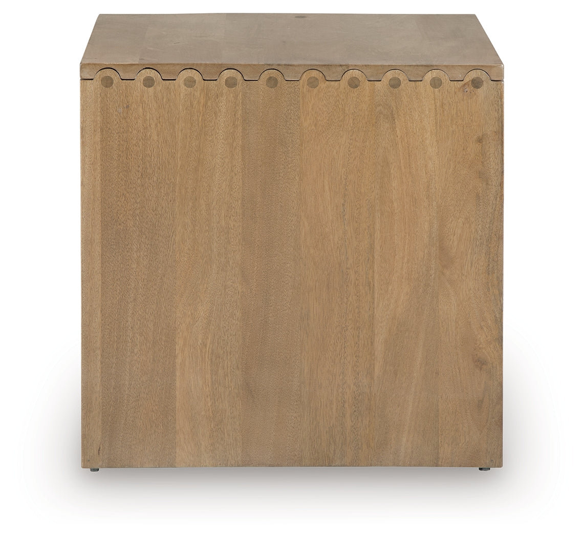 Ella Grove Rich Brown End Table - T639-3