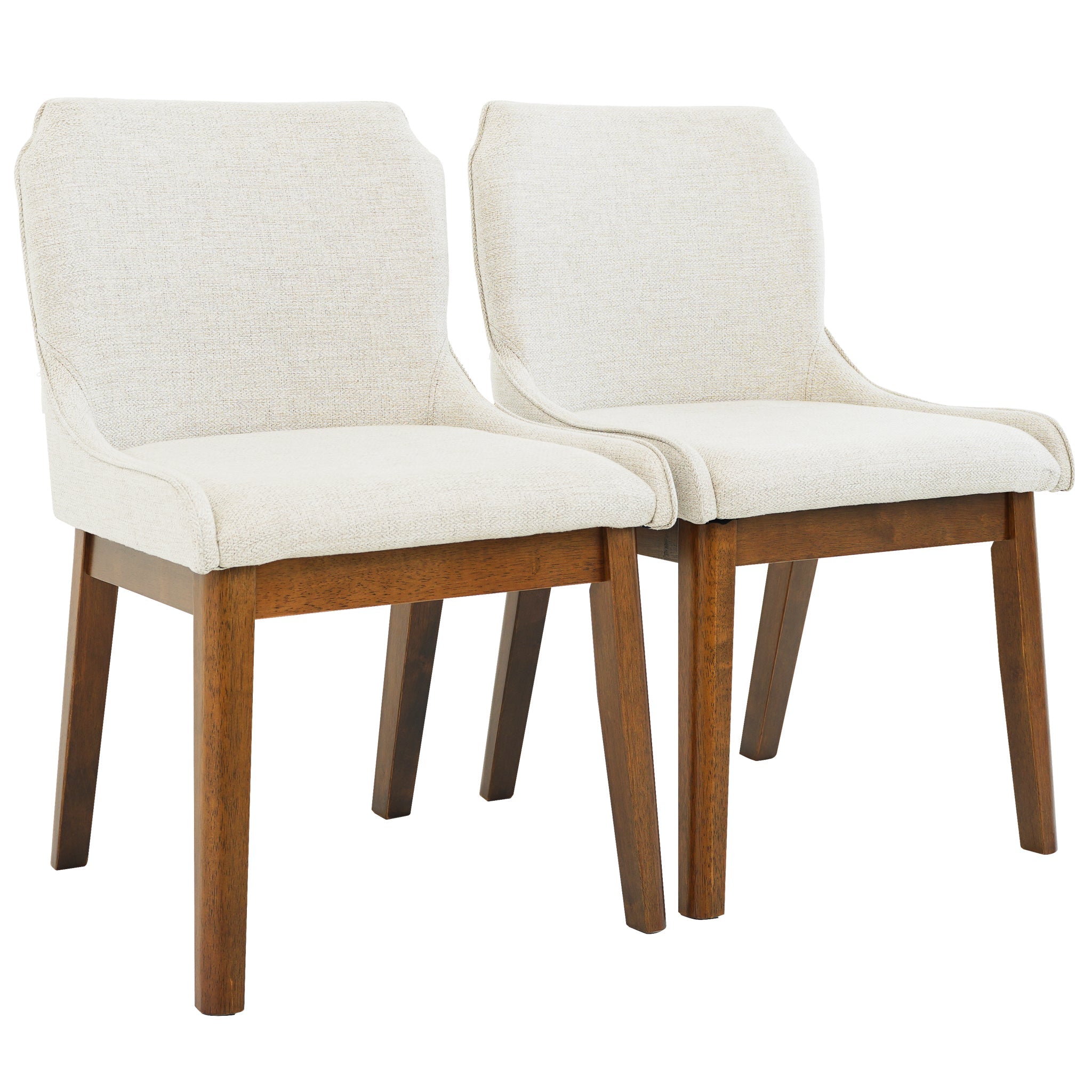 Ellis Dining Chair Set of 2 - Beige Linen - DCH00904001