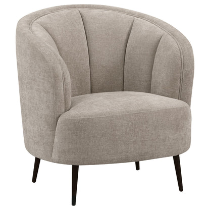 Ellorie 3-piece Upholstered Curved Sofa Set Beige - 504837-S3