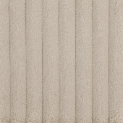 Ellorie Upholstered Channel Back Curved Loveseat Beige - 504838