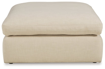 Elyza 5-Piece Sectional with Ottoman in Linen - PKG012967