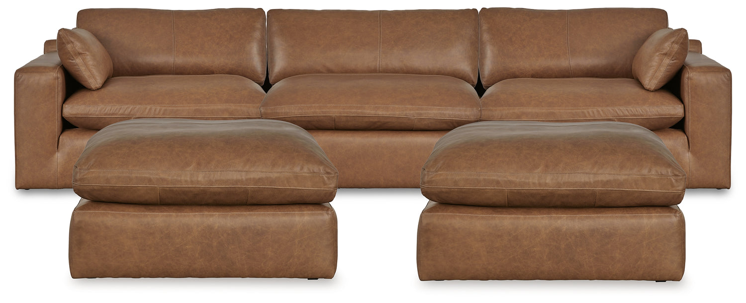 Emilia 3-Piece Sectional and 2 Ottomans - 30901U2