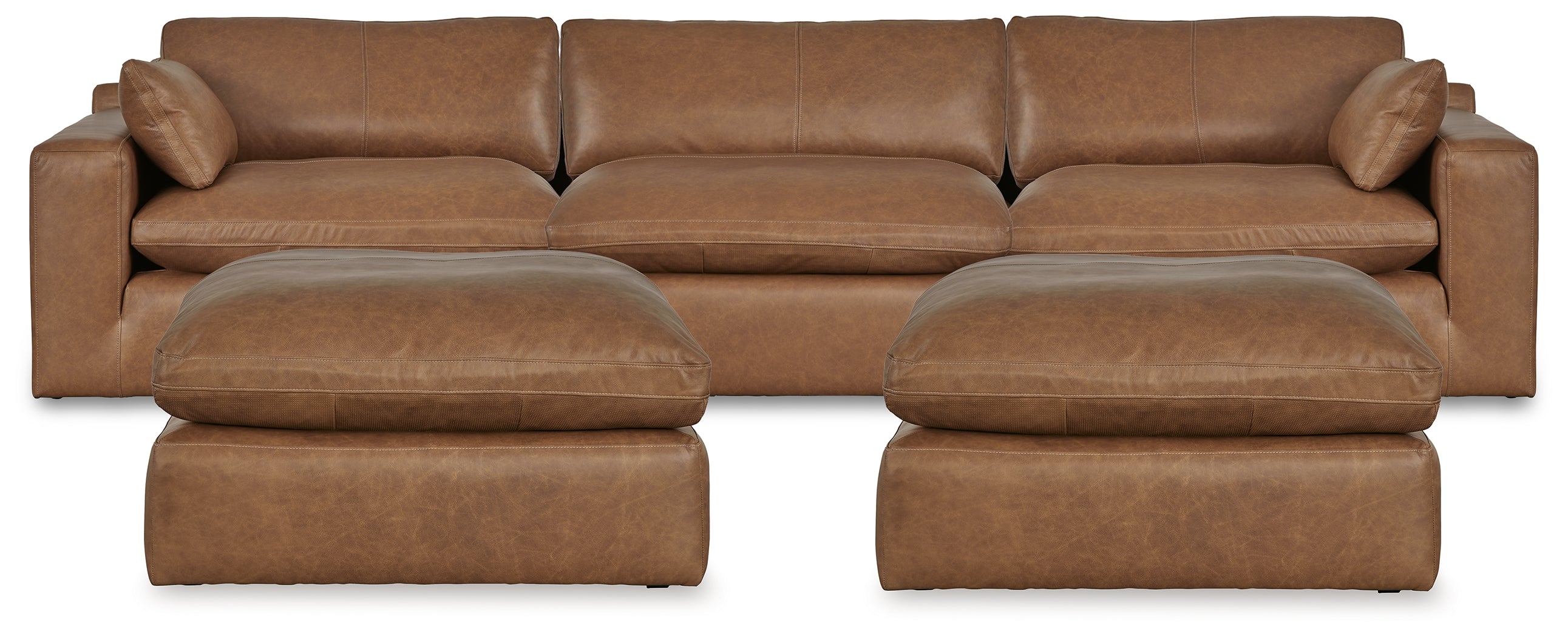 Emilia 3-Piece Sectional and 2 Ottomans - 30901U2