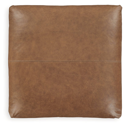 Emilia 4-Piece Sectional with Ottoman in Caramel - PKG015081