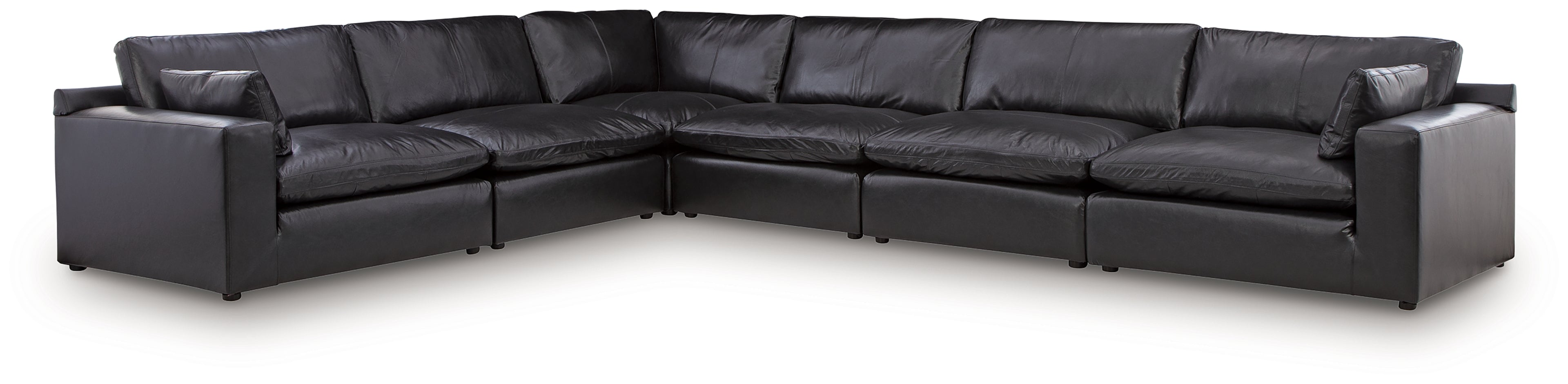 Emilia Black 6-Piece Sectional - 30902S5