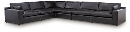 Emilia Black 6-Piece Sectional - 30902S5