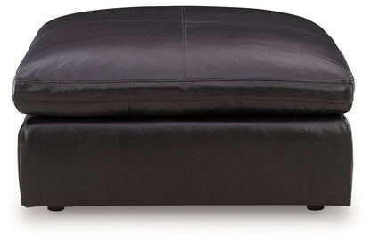 Emilia Black Oversized Accent Ottoman - 3090208