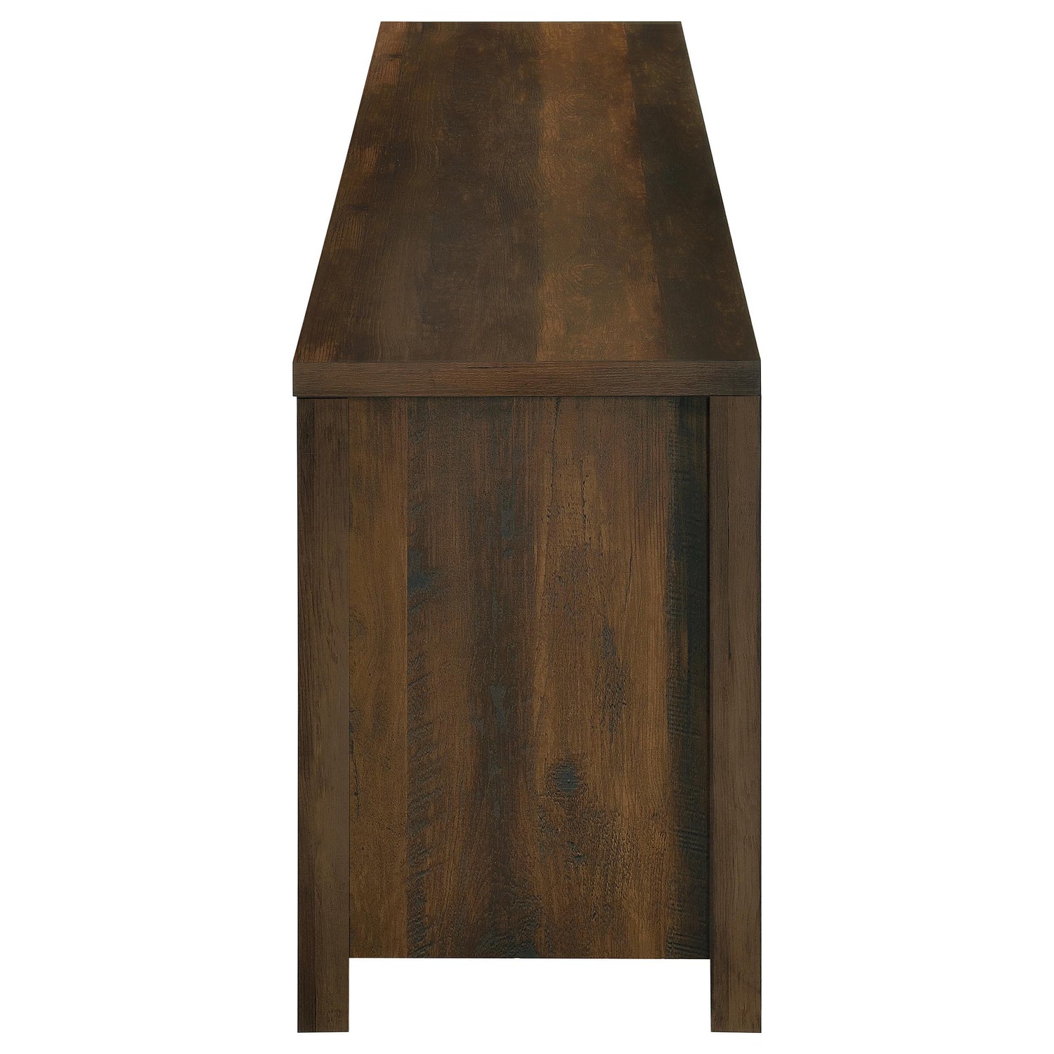 Enfield 71-inch TV Stand Fireplace Media Console Dark Pine - 722863