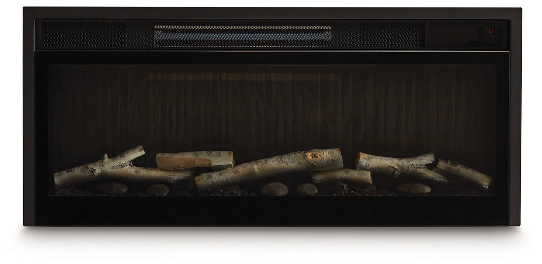 Entertainment Accessories Black Fireplace Insert - W100-703