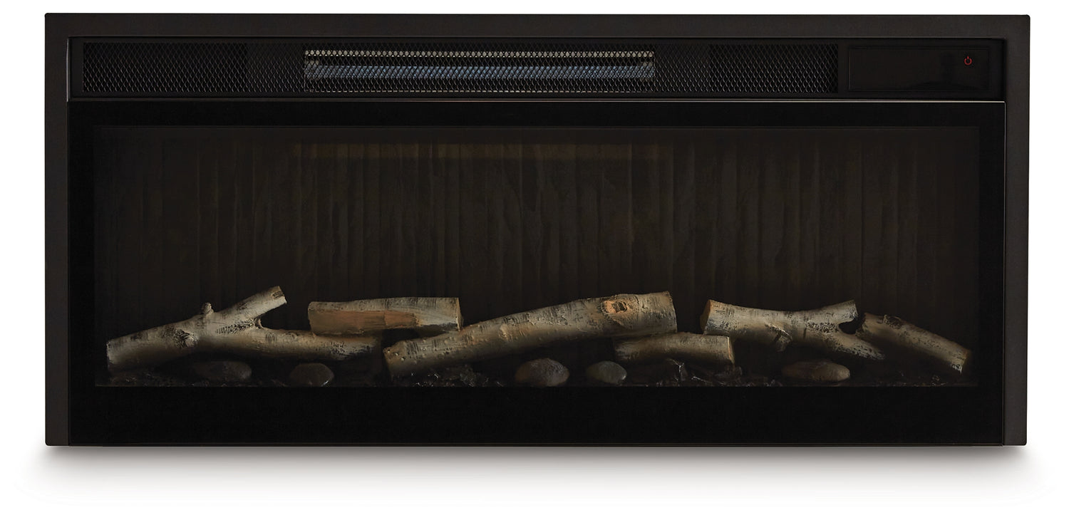 Entertainment Accessories Black Fireplace Insert - W100-703