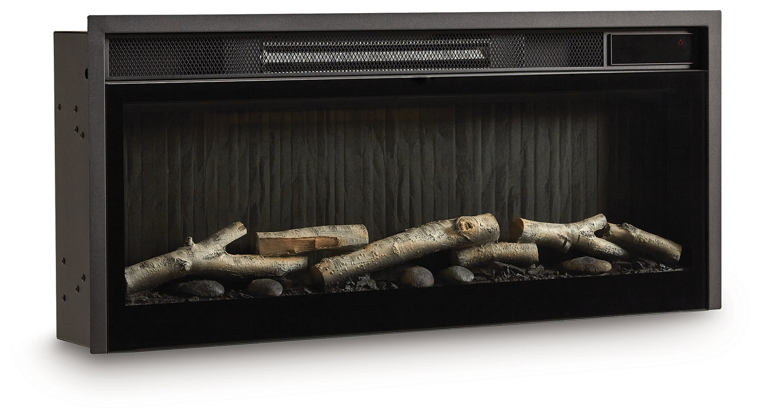 Entertainment Accessories Black Fireplace Insert - W100-703