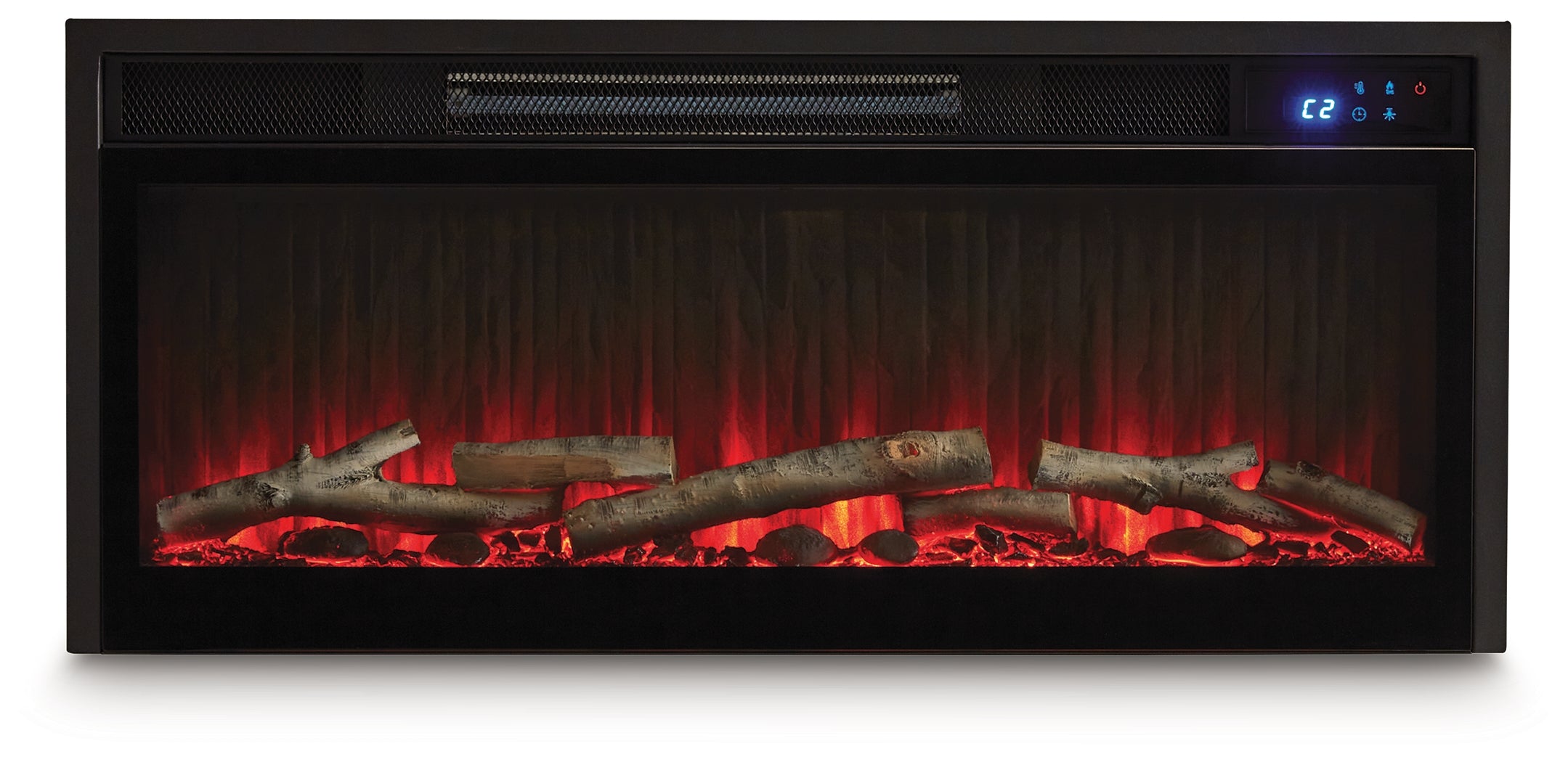 Entertainment Accessories Black Fireplace Insert - W100-703