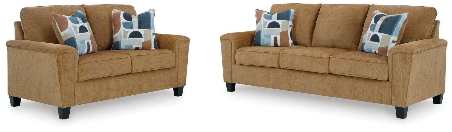 Erinslane Sofa and Loveseat in Honey from Ashley - Luna Furniture
