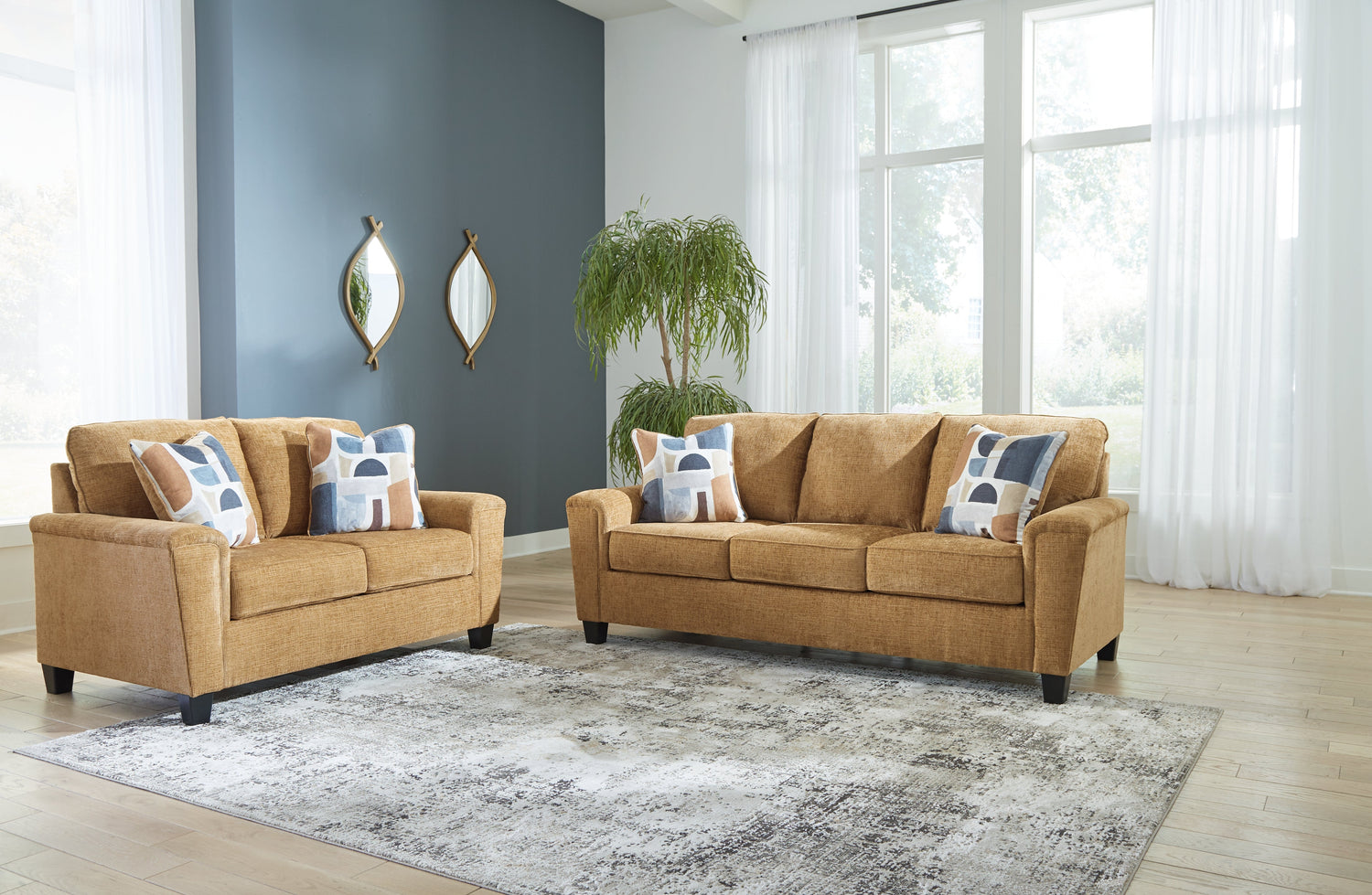 Erinslane Sofa and Loveseat in Honey - PKG020894