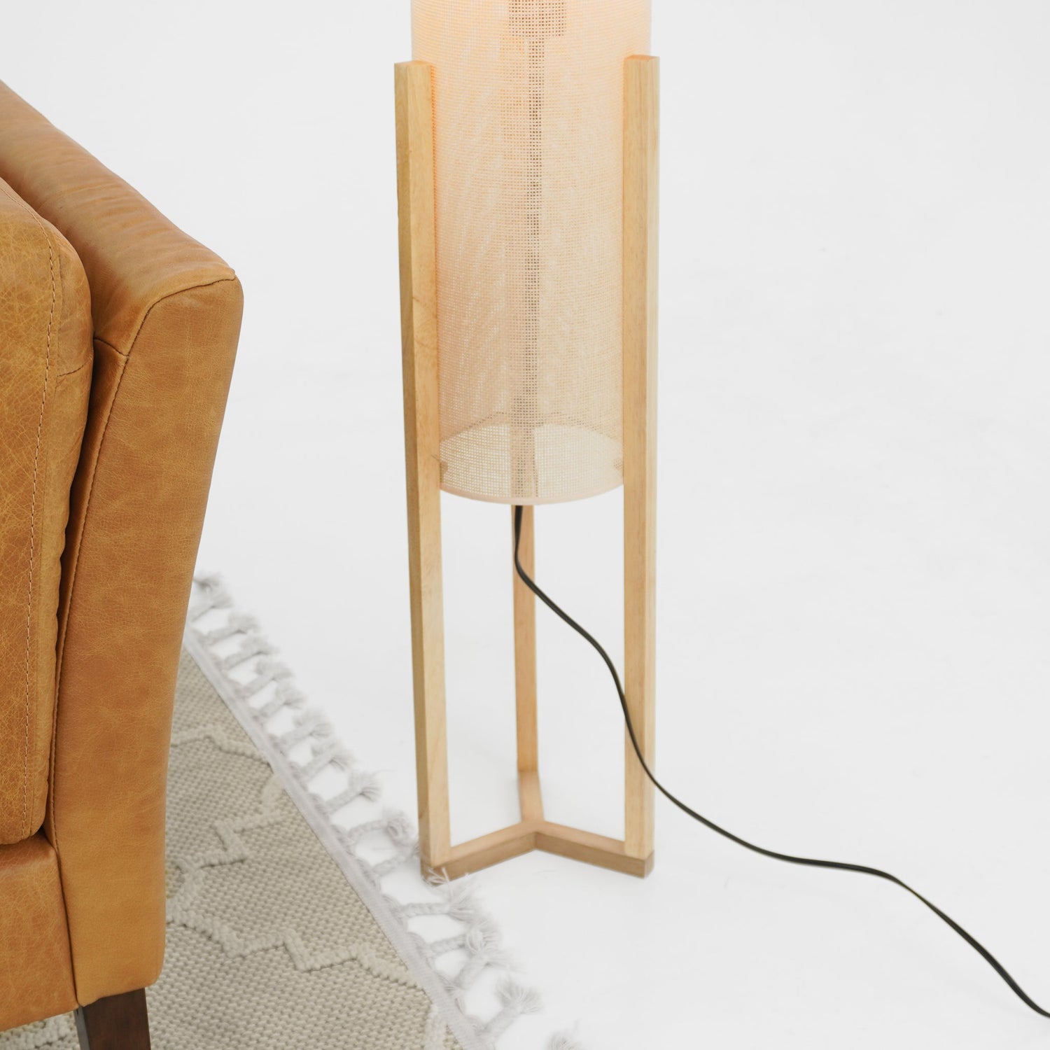 Ethos Floor Lamp Oak and Natural - FLL04103901