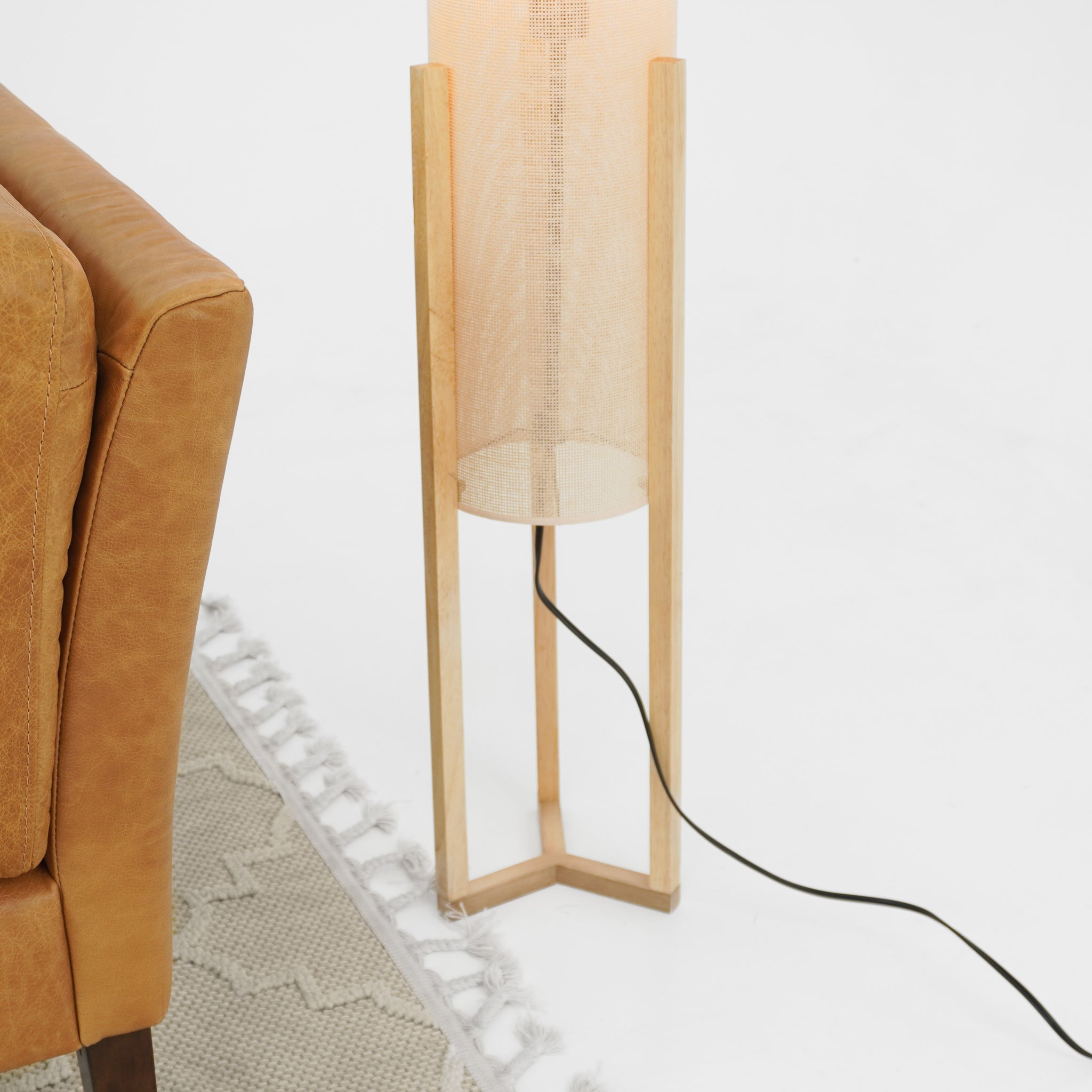 Ethos Floor Lamp Oak and Natural - FLL04103901