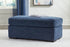Evansley Navy Ottoman - 5450214