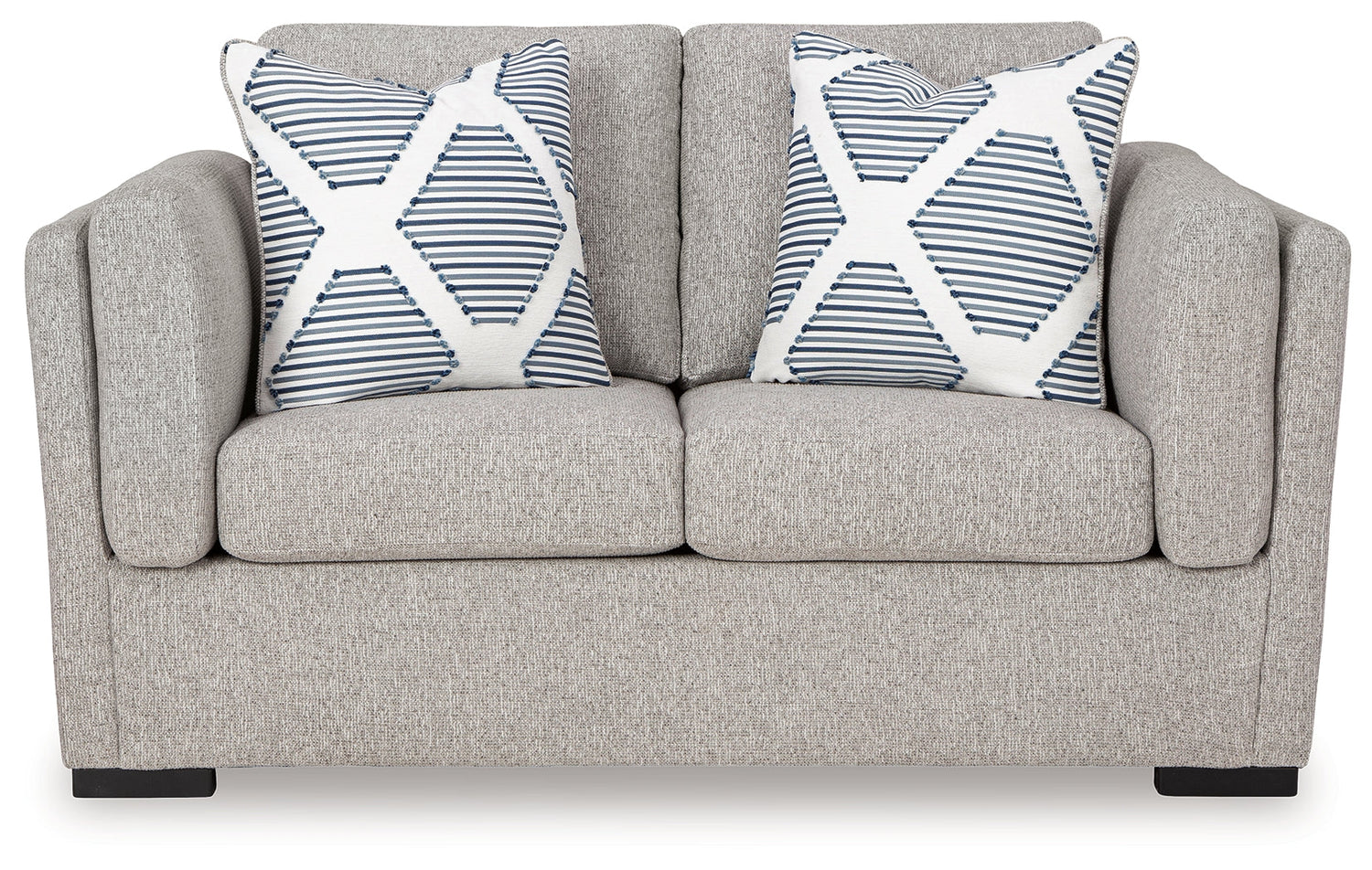 Evansley Sofa, Loveseat, Chair and Ottoman in Pewter - PKG019301
