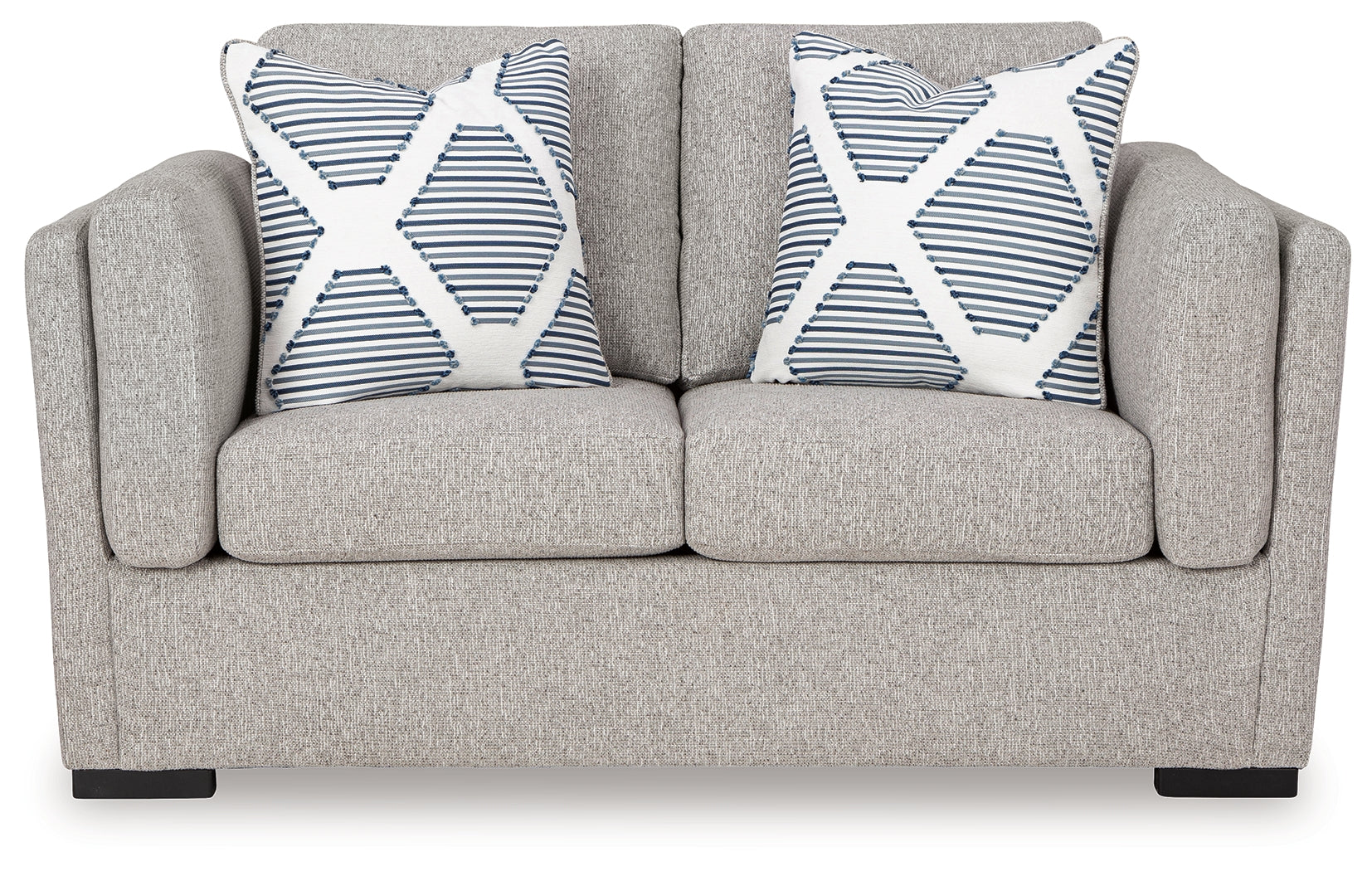 Evansley Sofa, Loveseat, Chair and Ottoman in Pewter - PKG019301