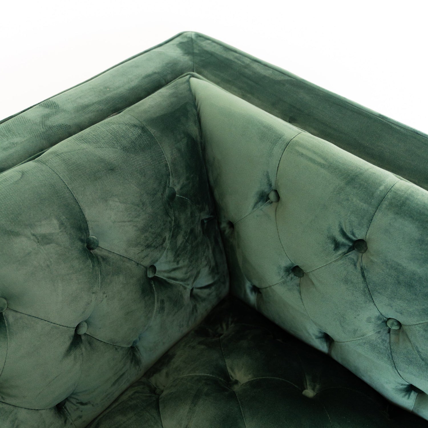 Evelyn Tufted Back Velvet Lounge Chair - LCH00300601