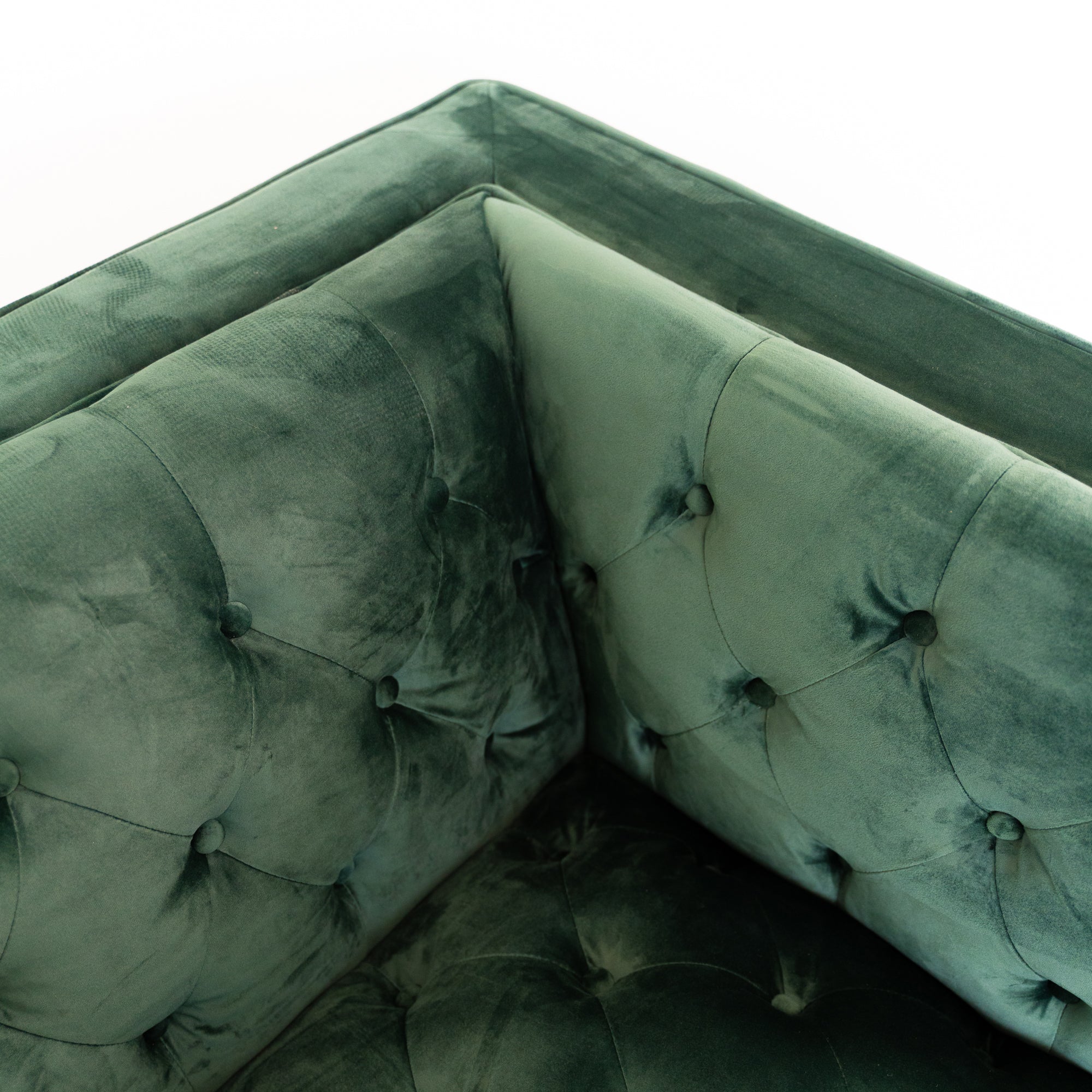 Evelyn Tufted Back Velvet Lounge Chair - LCH00300601